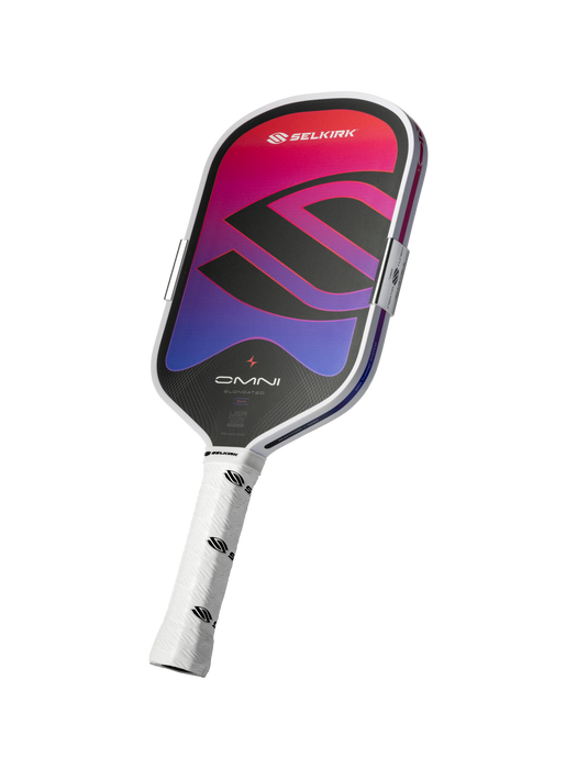 Selkirk OMNI Pickleball Paddle (Cosmic)  Angled View (Elongated) on sale at Badminton Warehouse