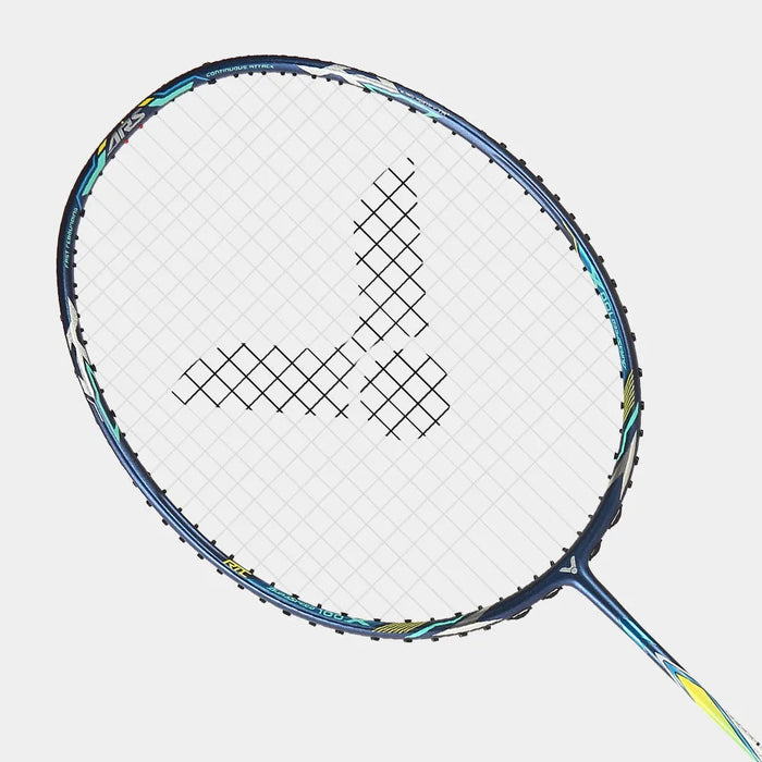 Victor Auraspeed 100X B Deep Sea Blue badminton racket — view 2