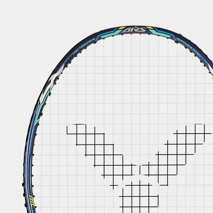Victor Auraspeed 100X B Deep Sea Blue badminton racket — view 3