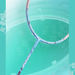 Victor Auraspeed Fantôme F HYQ M Light Blue badminton racket — Frame and throat detail