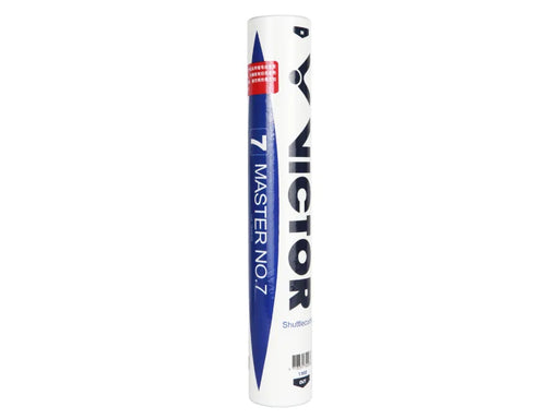 VICTOR Master No. 7 goose feather badminton shuttlecocks with composite cork, dozen tube