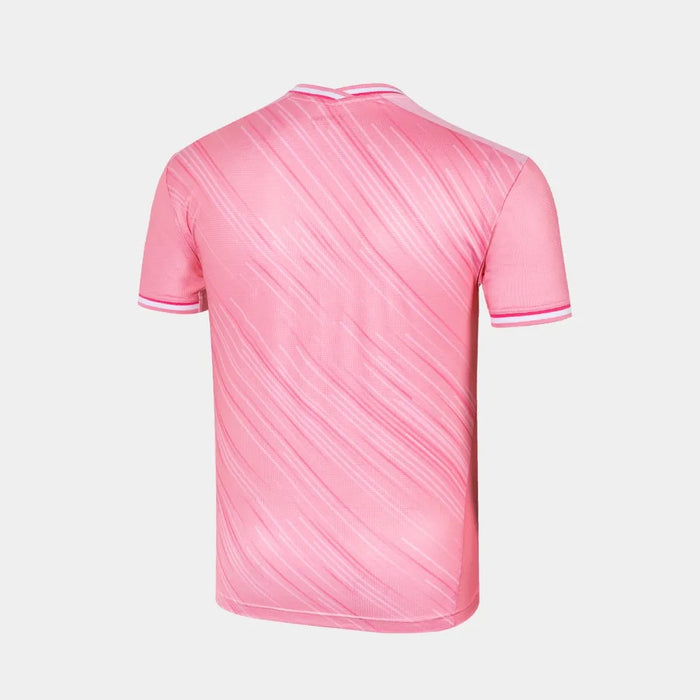 Victor T-65006I Anders Antonsen badminton shirt in Plumeria, back view