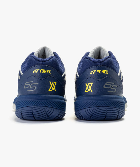 Yonex Power Cushion 65 Z VA men's shoes, rear view with yellow Viktor Axelsen logos