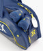 Separate shoe compartment on Yonex BA02631V bag, shown with court shoes