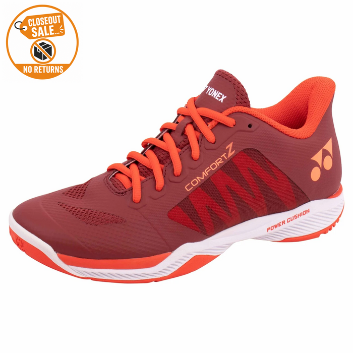 Yonex Power Cushion Comfort Z3 Men's Badminton Shoe (Dark Red) on sale at Badminton Warehouse