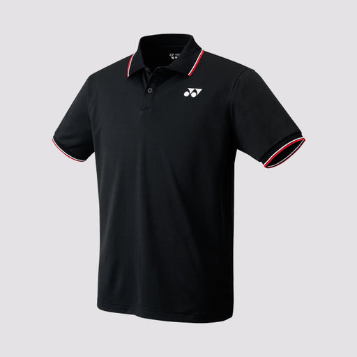 Yonex 10176 Badminton Men's Polo Shirt (Black) on sale at Badminton Warehouse