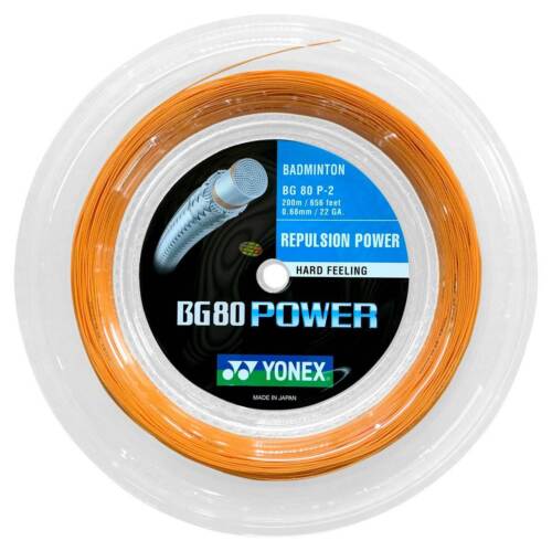 Yonex BG80 Power Badminton Reel on sale at Badminton Warehouse