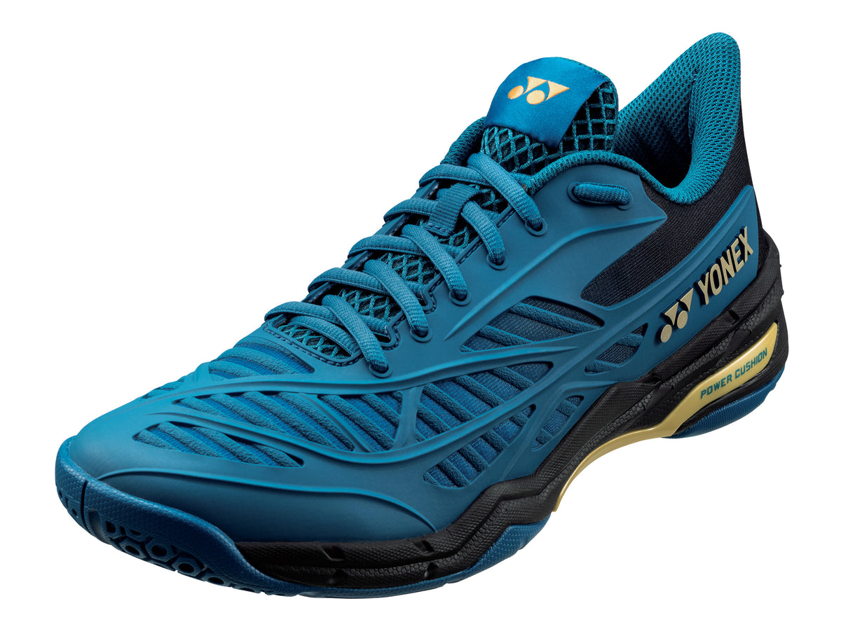 Yonex Power Cushion Cascade Drive Badminton Court Shoe Teal Blue Gold 7