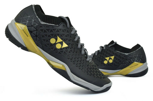 Yonex Power Cushion Eclipsion Z Men's Badminton Shoes (Black/Gold) on sale at Badminton Warehouse