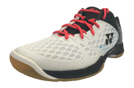 Yonex PC 03 Unisex Badminton Shoe (White/Black) on sale at Badminton Warehouse