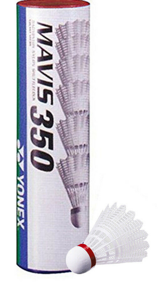 Yonex Mavis 350 white (Fast Speed) Nylon Shuttlecock