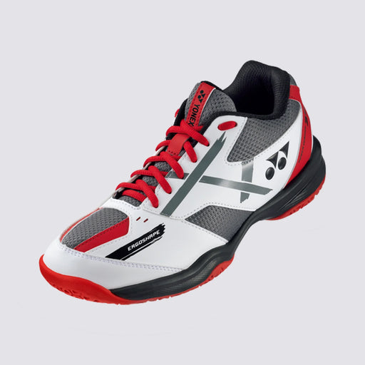 Yonex Power Cushion PC 39 (Wide) Unisex Badminton Shoe - (White/Red) on sale at Badminton Warehouse