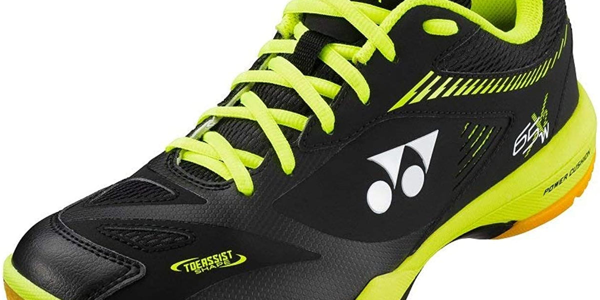 Yonex Power Cushion PC 65X2W (Wide) Black/Acid Yellow Badminton Shoes