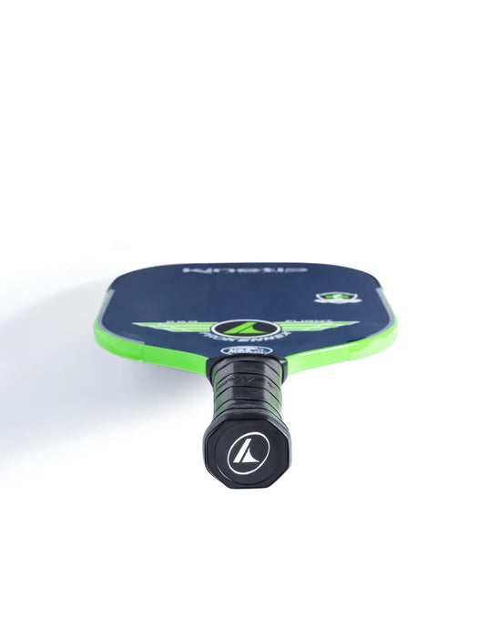 ProKennex Pro Flight Navy Blue/Green Pickleball Paddle (2023) on sale at Badminton Warehouse