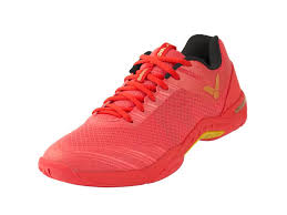 Victor S82-D Badminton Shoes - Teaberry Red Color on sale at Badminton Warehouse