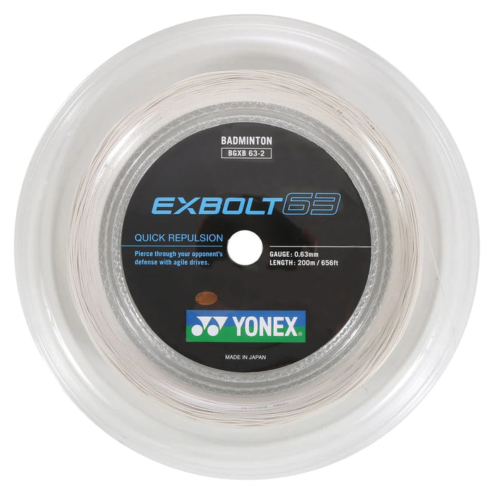 Yonex Exbolt 63 Badminton Reel on sale at Badminton Warehouse