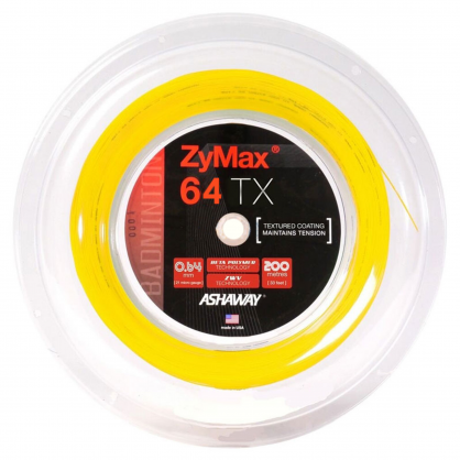 Ashaway Zymax 64 TX Badminton Reel on sale at Badminton Warehouse