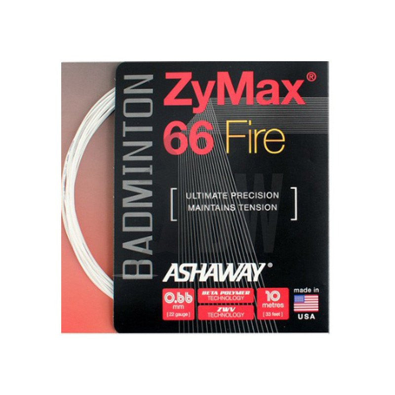 thumbnail image 2 of Badmintonový Výplet Ashaway ZyMax 66 Fire Power - 200 M 2 of 9