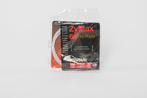 Ashaway ZyMax 66 Fire Power (0.66mm) Badminton String on sale at Badminton Warehouse