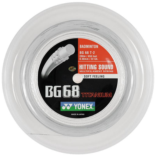 Yonex BG 68 Ti Badminton Reel on sale at Badminton Warehouse