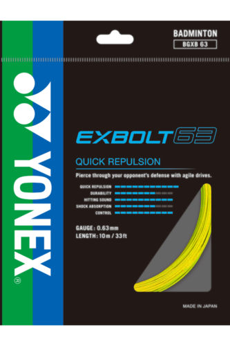 Yonex Exbolt 63 Badminton String on sale at Badminton Warehouse