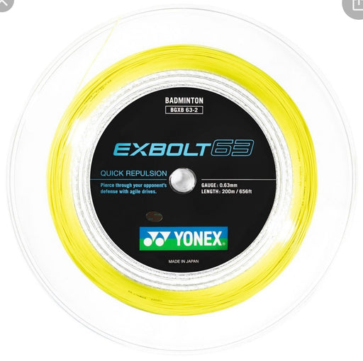 Yonex Exbolt 63 Badminton Reel on sale at Badminton Warehouse