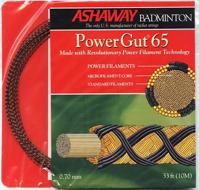 Ashaway Power Gut 65 Badminton String on sale at Badminton Warehouse