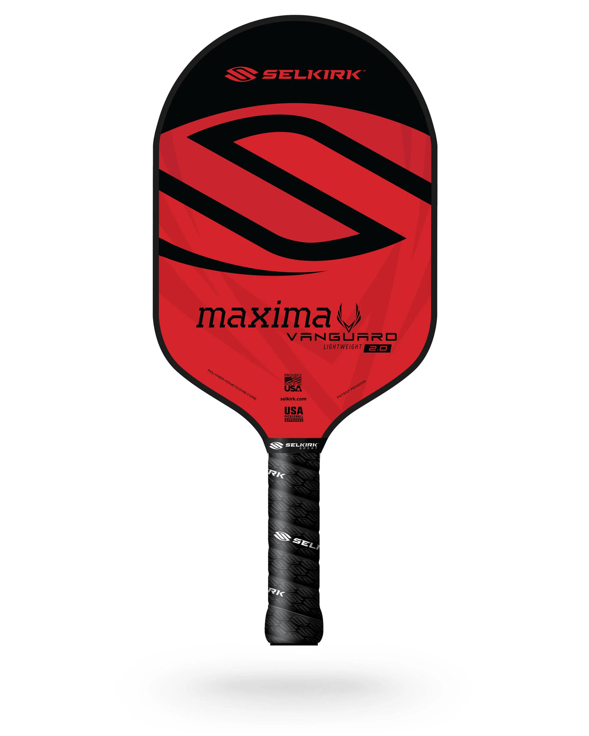 セルカーク ピックルボール パドル maxima vanguard 2.0 vanguard_maxima_light_crimson_