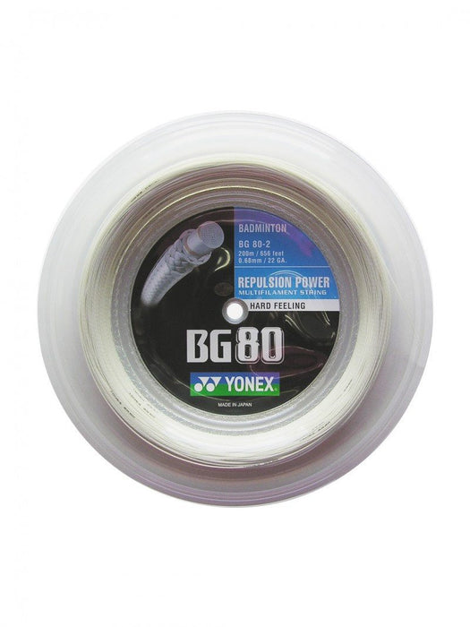 Yonex BG80 Badminton Reel on sale at Badminton Warehouse