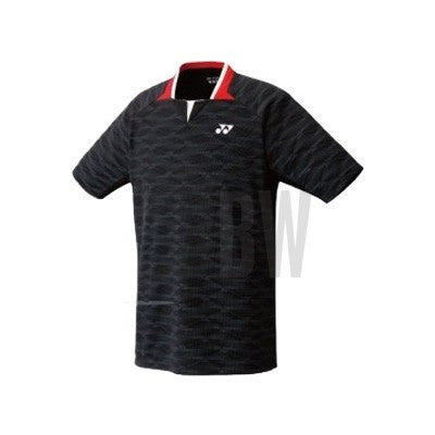 Yonex Men's Polo Shirt (Black) on sale at Badminton Warehouse