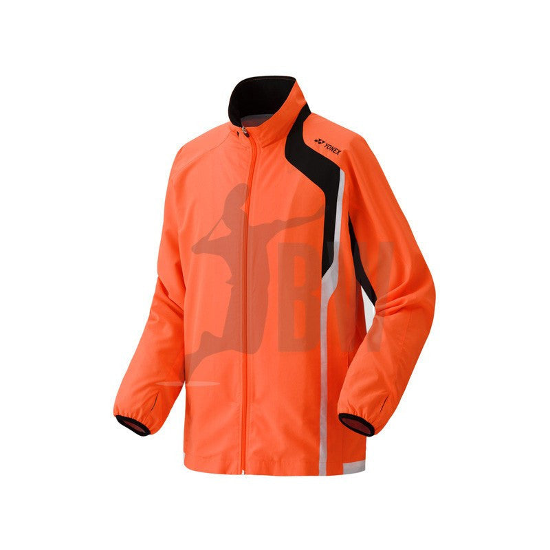 YONEX 日本代表 ウォームアップジャケット Yonex Men's Warm Up Jacket (Orange)