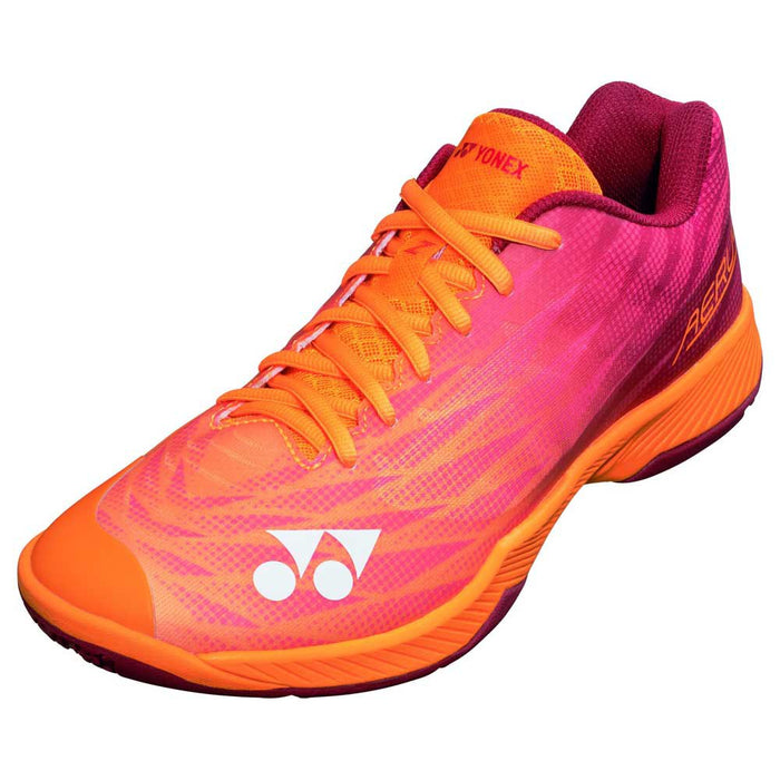 Yonex Aerus Z2 Men's Badminton Court Shoe  - Orange/Red on sale at Badminton Warehouse