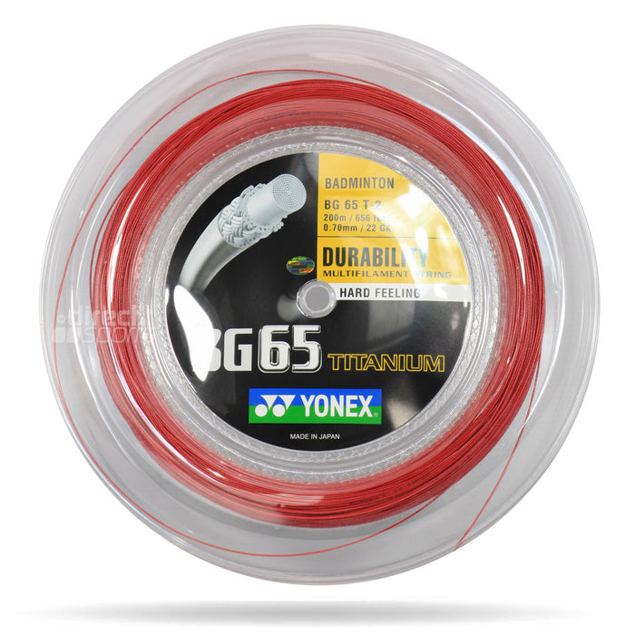 Yonex BG 65 Ti Badminton Reel on sale at Badminton Warehouse