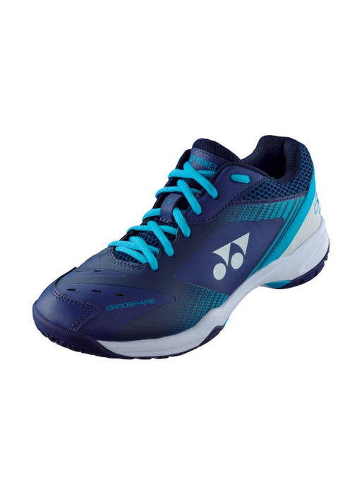 Yonex Power Cushion 65 X3 Badminton Court Shoe (Navy Blue) on sale at Badminton Warehouse